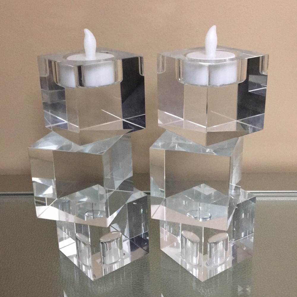💕3for40💕Z Gallerie Votive Candleholders Set of 2 - Picture 7 of 10